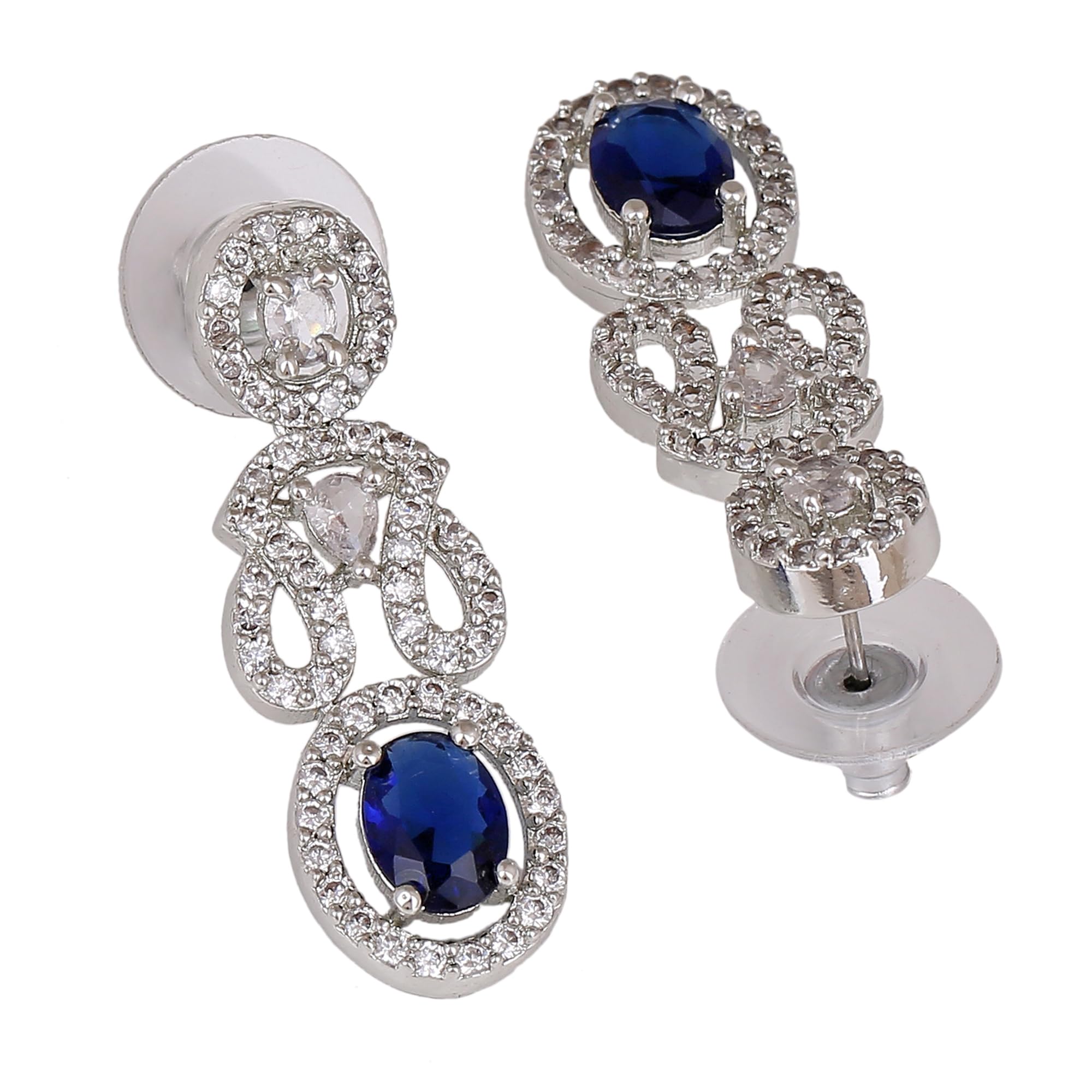 Cubic Zirconia Stone Earrings